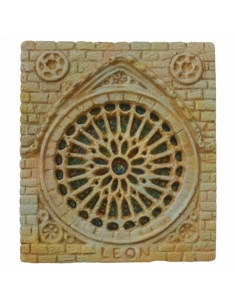 IMÁN ROSETÓN CATEDRAL DE LEÓN
