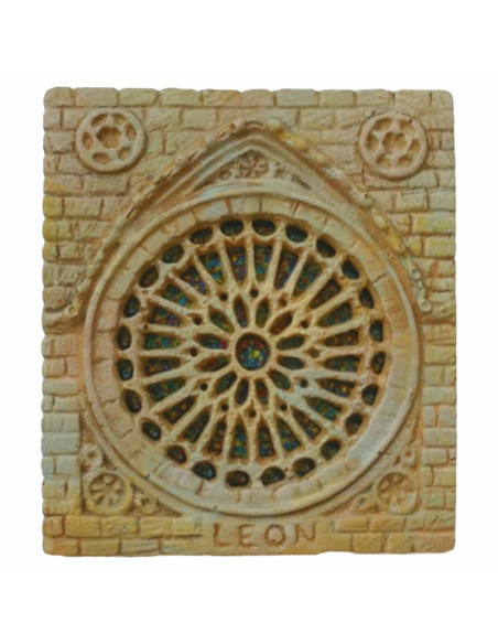 IMÁN ROSETÓN CATEDRAL DE LEÓN