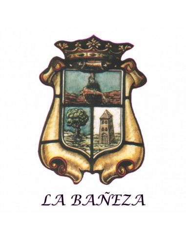 ESCUDO DE LA BAÑEZA (fondo blanco) - 03 016 0153