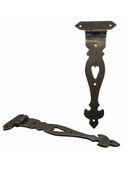 BISAGRA EN FORMA DE T DECORATIVA  O DE CORREA