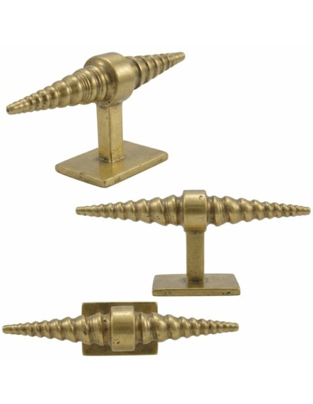 Brass Seashell Furniture Knob - Ref: 07.056 | Bardon Artesanía