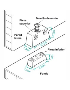 47.003 - herraje unión para muebles 2