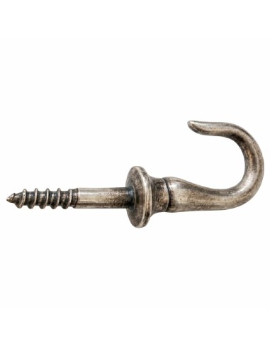 Colgador de gancho plata