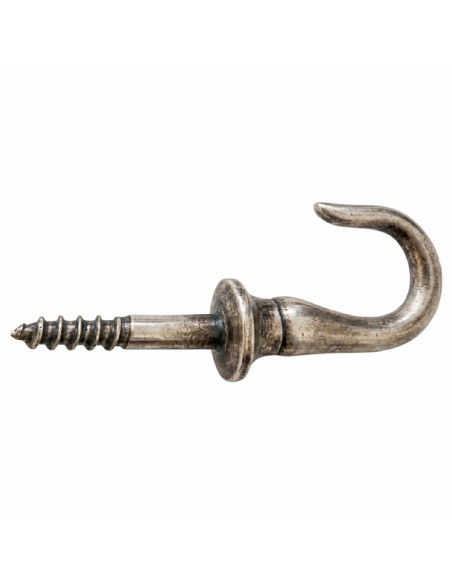 Colgador de gancho plata